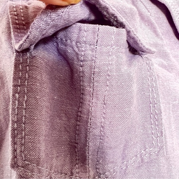 Lilac Linen Dress - Picture 3 of 8